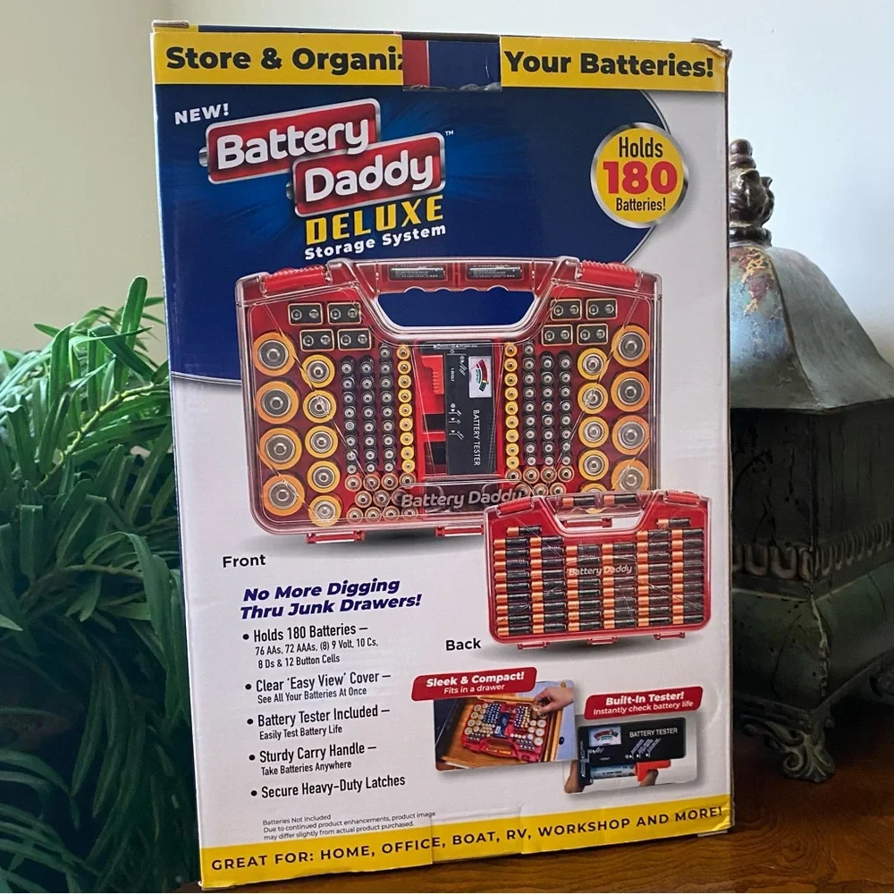 Battery Daddy Battery Organizer and Storage Case